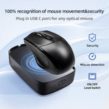 Mouse Jiggler Undetectable Mouse Mover Virtual Mouse Movement Simulator with ON/OFF Switch for Computer Awakening Lock Screen