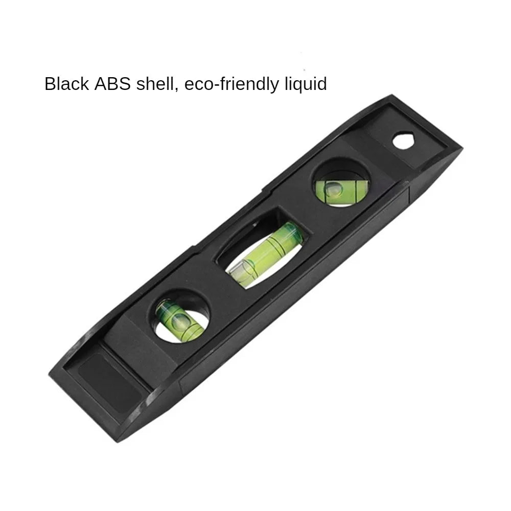 1/2PCS Portable ABS Shell Level Ruler High Precision Strong Magnetic 3 Bubble Level Meter Household Hardware Tools Laser Level