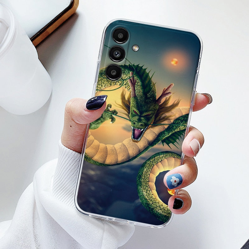 Case For Samsung Galaxy A14 5G Back Cover Dragon Anime Cool Shell Soft TPU Transparent Capa For Samsung A 14 GalaxyA14 Shell