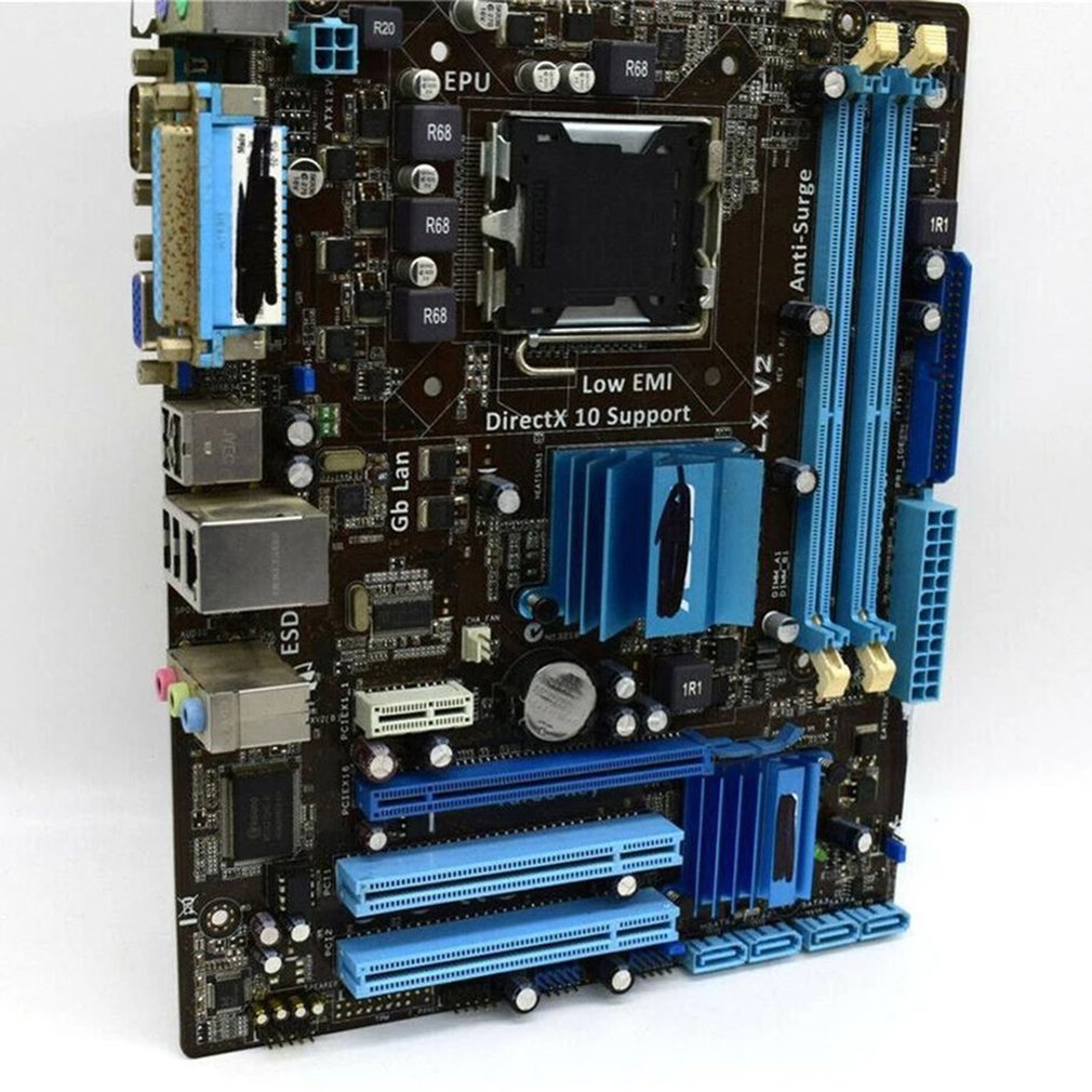 P5G41T-M LX V2 Motherboard DDR3 8GB LGA 775 Socket CPU Dual Channel Memory HDMI-compatible+VGA Interface Mainboard Dropshipping