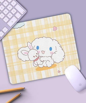Office family computer desks mini cartoon cute dog mouse pad desk pad desktop mouse pad mouse pad gaming