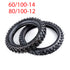 12inch Deep Teeth Tyre 60/100-14 Front 80/100-12 (3.00-12) Rear Wheel Tire For Chinese Kayo BSE Dirt Pit Bike OffRoad Motorcycle