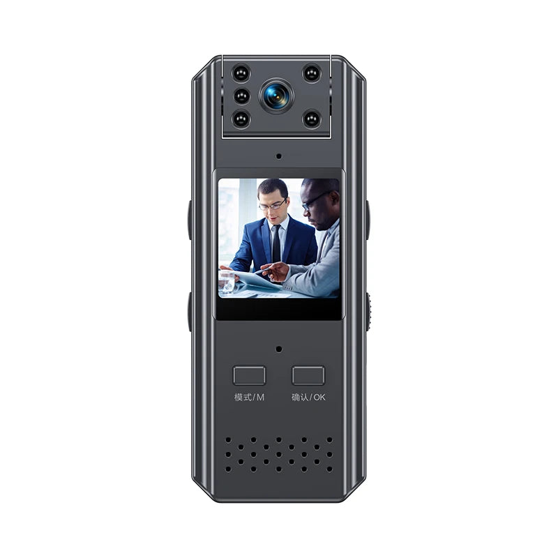 E780 2K HD Image Quality CCTV Body Chest Camera Police Mini IR Night Vision Anti-shake One-key Video Voice Recorder Camcorder