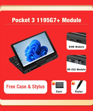 GPD Pocket 3 Memory Hard Disk 16GB SSD 1TB Handheld Portable Mini Gaming Laptop CPU Core i7 Notebook PC Computer Touch Screen
