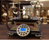 European Antique Old Telephone Vintage Fashion Solid Wood Retro Home Office Wired Fixed Phone Nostalgic Landline Novel Gifts