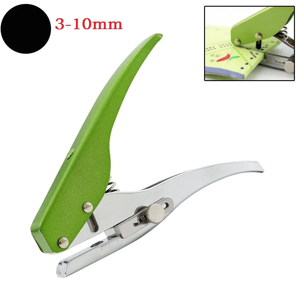 Punch Pliers Round Single Hole Puncher Hand Paper Scrapbooking Photos Punches 3-10mm Pore Diameter Hole Puncher For Hand Tool