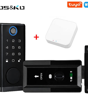 Tuya digital electronic lock for outdoor IP 65 waterproof smart electronic lock Fingerprint Lock for home House external