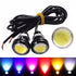 2Pcs Eagle Eye Running Light DRL LED Car Motorcycle Backup Reversing Parking Signal Lamps Headlight Taillight Driving Light 12V