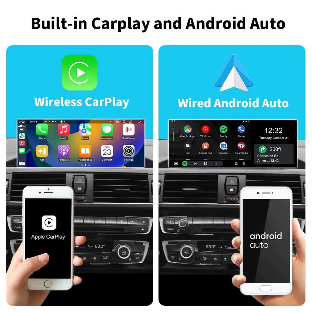 NAVISTART Android auto System Car Multimedia Radio Player Apple Carplay For Audi A1 2012-2018 GPS Navigation Car Accessories