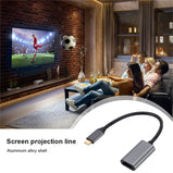 USB-C to HDMI Adapter To HDMI-compatible HD TV Adapter Type C To HDMI For PC Computer Mobile Phone Display HDTV Digital Cables