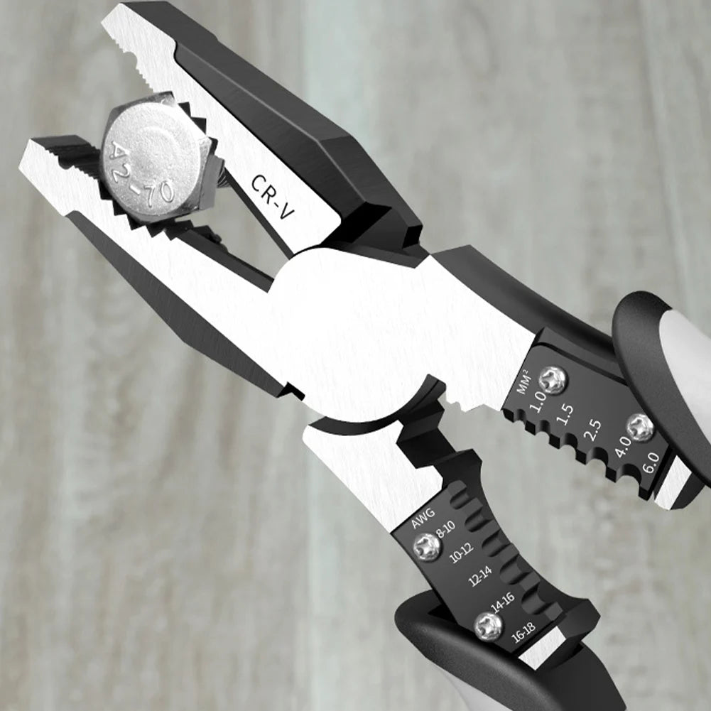 Electrician Pliers Wire Cutters Multifunctional Crimping Pliers Wire Strippers Hardware Repair Hand Tools Mulititools Wiring Too