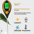 Soil PH Tester Digital 4 In 1 Soil Humidity Moisture Monitor Temperature Sunlight Soil Ph Meter For Plants Farming Gardens