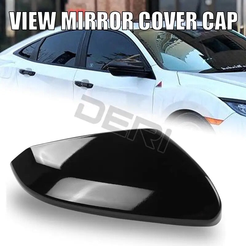 For Honda Civic 10th 2016 2017 2018 2019 2020 2021 Side Mirror Cap Cover Shell Housing Red Black Left Right Side Exterior Parts