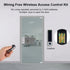 Electronic Fingerprint Smart Door Lock Kit Anti-theft Invisible Digital Lock With Remote Controller Waterproof Keypad