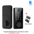 Smart Deadbolt Locks of Tuya Bluetooth App Biometric Fingerprint Password Keyless Entry Front Door Lock