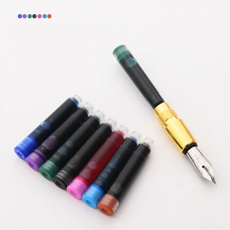 10 Colors 30ML Colorful Fountain Pen Ink Bottle Refilling Inks Well 만년필 잉크 Fountain  Pen Cartridge Stationery School Supplies