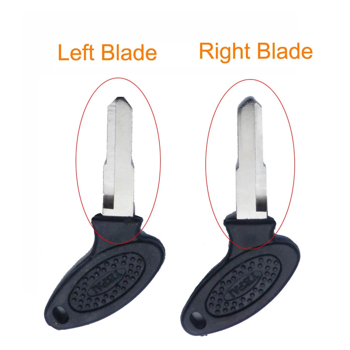 Pack of 2pcs Key Blank Left Right Blade Keys for Motorcycle Scooter Moped ATV GY6 KYMCO