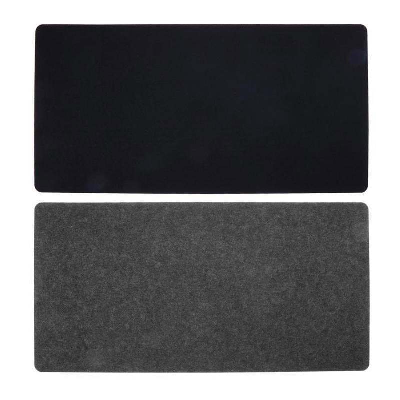 60X30cm Felt Mouse Pad Gaming Mouse Pad Table Mat Soft Foldable Laptop Keyboard Mouse Mat For Office Home School Non-slip Pad