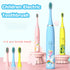 Children Sonic Electric Toothbrush Colorful Cartoon for Kids Soft Fur Automatic Waterproof with Replacement Head Cleaning Brush