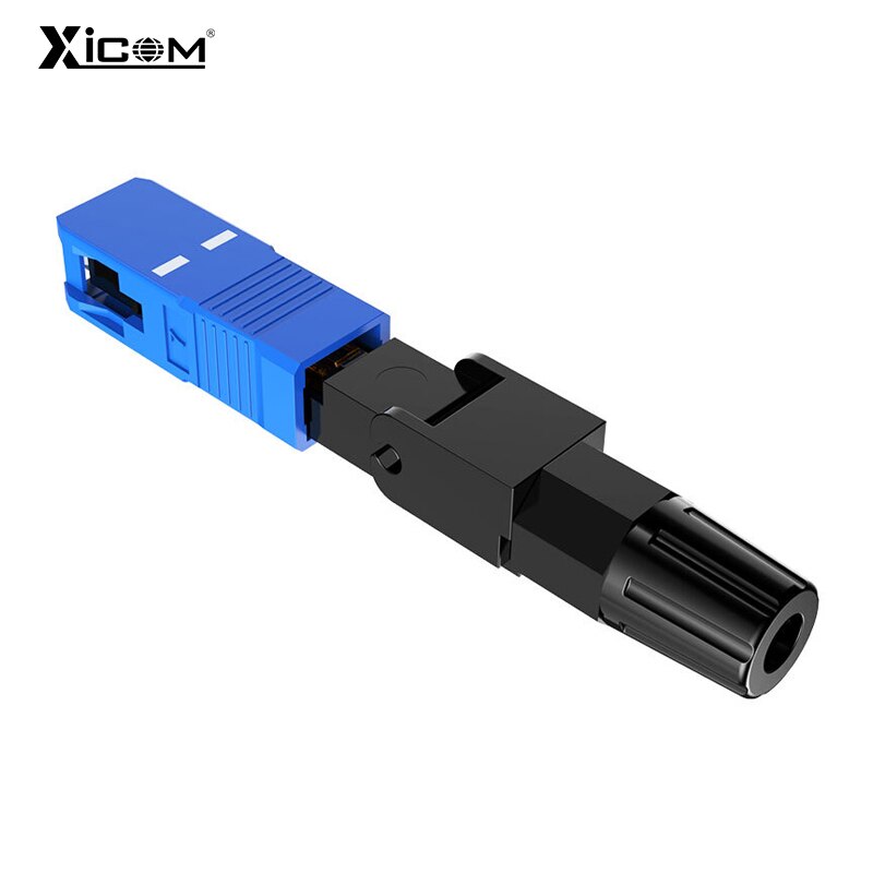 50/100pcs FTTH UPC/APC Single Mode Fiber Optic Fast Connector SC Quick Connector FTTH Tool Cold Connection Optical Adapter