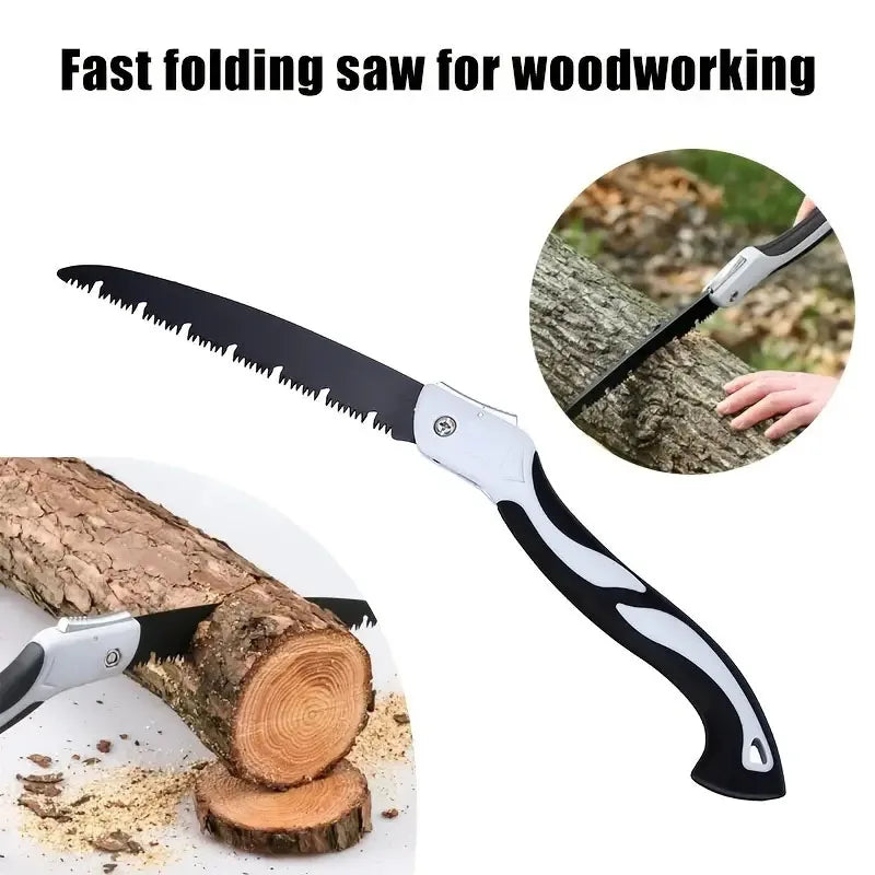 Folding Saw Woodworking Folding hacksaw Portable Folding Household Hand Saw Dry Wood Pruning Saw Tree Chopper Knife Hand Tools