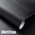 30x127cm Car 3D Carbon Fiber Roll Film Stickers DIY Vinyl Film Auto Interior Styling Carbon Fiber Decorative Decals