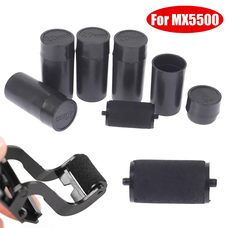10pc Price Tag Gun 20mm Tag Guns Refill Ink Rolls Ink Cartridge For MX5500 Marking Pricing Labeler Ink Re-ink Roller Accessories