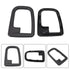 2x Left & Right Car Interior Door Handle Frame Black ABS Interior-Replacement Parts For BMW 3 Series E36 1992-1999/ Z3 1996-2002