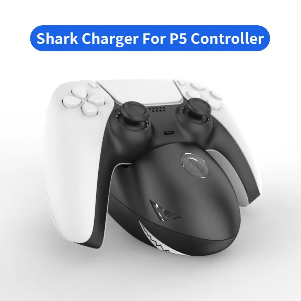 With Led Indicators Charger For Ps5 Joypad Joystick Handle Charging Dock Station For Playstation5 Gamepad Shark Charger