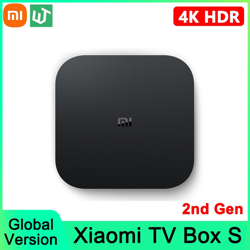 Original Global Version Xiaomi TV Box S 2nd Gen 4K Ultra HD 2G 8G WiFi BT5.2 Google TV Cast Netflix Smart TV Box Media Player
