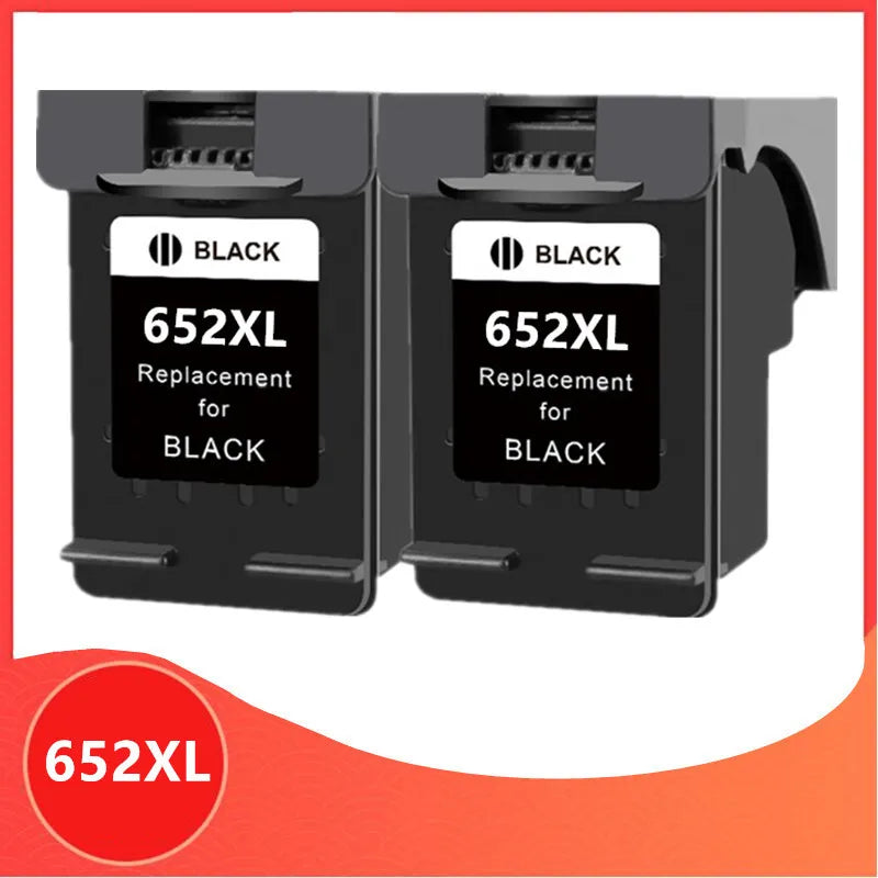 Compatible for HP 652 652XL HP652 Ink Cartridge Replacement for Deskjet 1115 1118 2135 2136 2138 3635 3636 3638 3838 3835