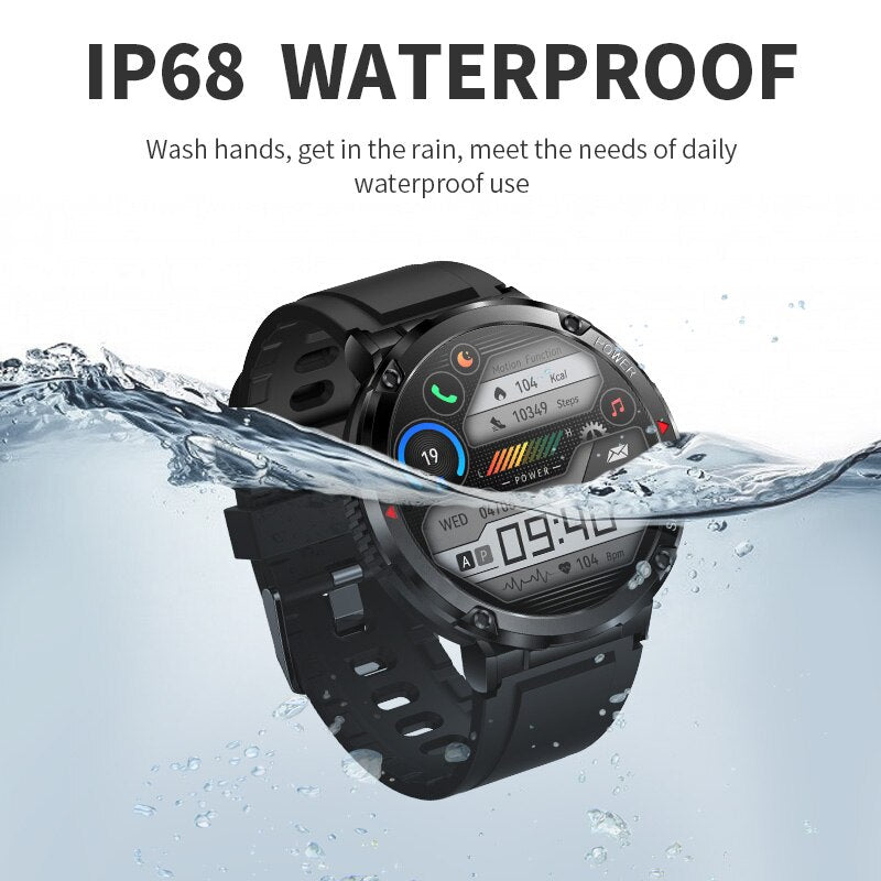 Lenovo 2023 Smart Watch Men 1.6” Full Touch 600MAH Battery BT Call Smart Clock IP68 Waterproof Fitness Tracker Sport Bracelet