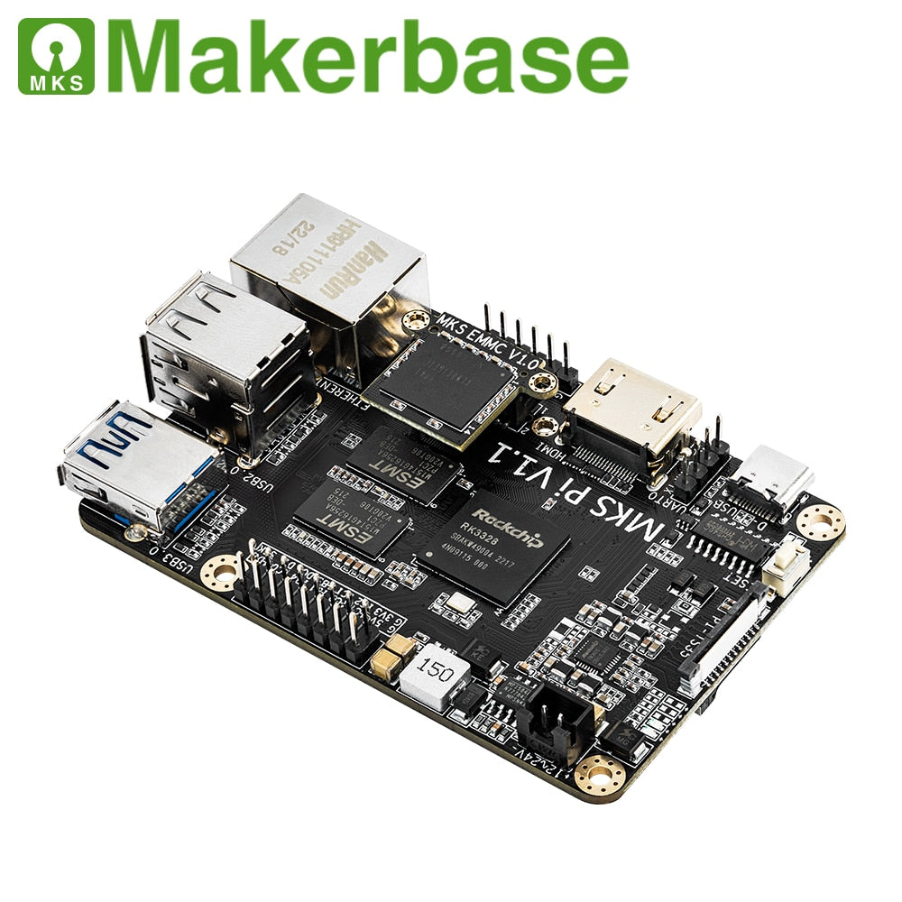 Makerbase MKS PI  Board Quad-core 64bits SOC onboard runs Klipper&3.5/5 Inch Touch Screen for Voron VS Raspberry Pi Board RasPi