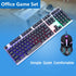 LED Lighting Dazzlingly Cool Lighting Keyboard Mouse Combination Mechanical Keyboard Rgb Mouse Usb Interface For Desktop Laptop