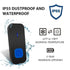 LED Wireless Doorbell Kit Outdoor Waterproof 55 Door Bell Chime 5 Volume Levels Receiver for Home