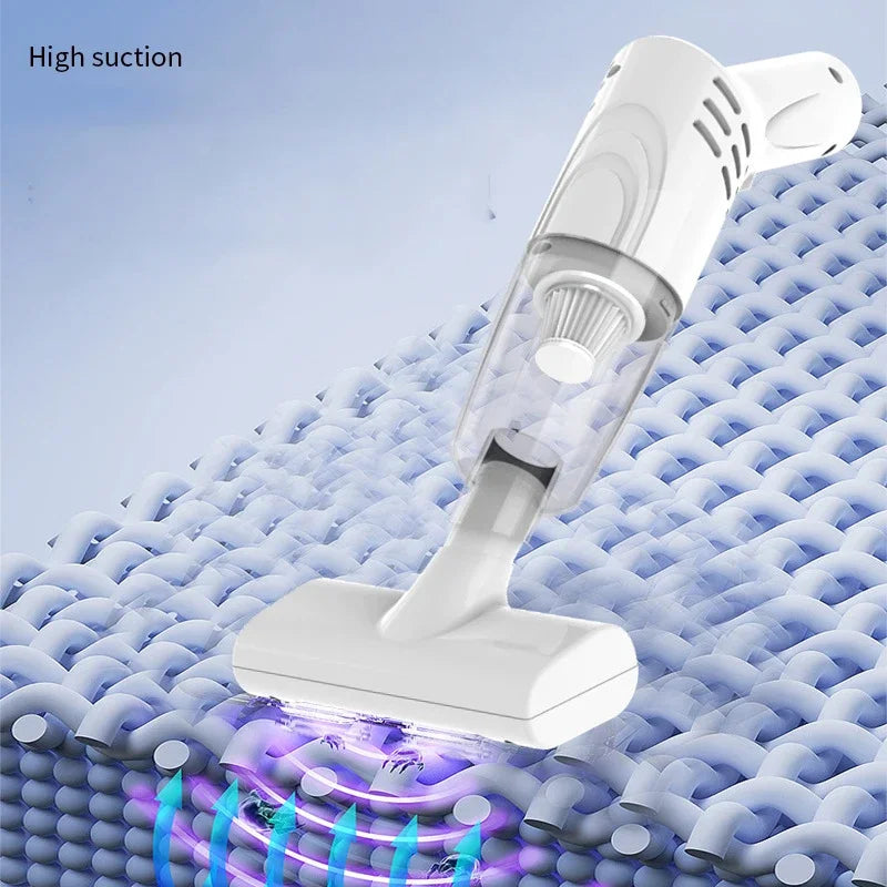 Xiaomi Mijia 10W UV Handheld Mite Removal Instrument Powerful Suction Cup Cleaning Bed Pillow Sofa Carpet Small Vacuum Cleane