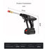 30000mAh High Pressure Car Wash Gun Cordless Portable Car Washer Gun Foam Generator for Home Garden Car Cleaning Accessories
