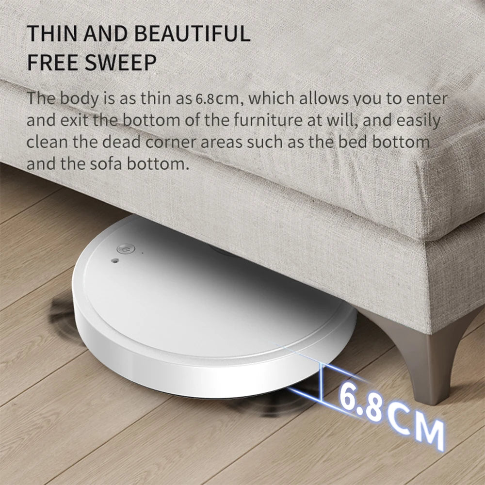 Xiaomi Mijia Automatic Robot Vacuum Cleaner 3-in-1 Smart Wireless Sweeping Wet And Dry Ultra-thin Cleaning Machine Mopping Smart