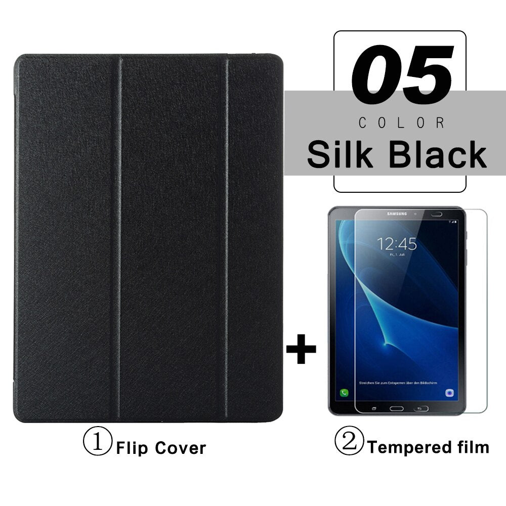 Flip Tablet Case For Samsung Galaxy Tab A A6 10.1'' T580 Funda Leather Smart Cover For Tab A8 10.5 X200 A7 Lite T220 Folio Capa