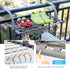 1/2PCS Stainless Steel Balcony Drying Shoe Rack Folding Window Diaper Drying Rack Laundry Clothes Dryer Portable Towel Storage