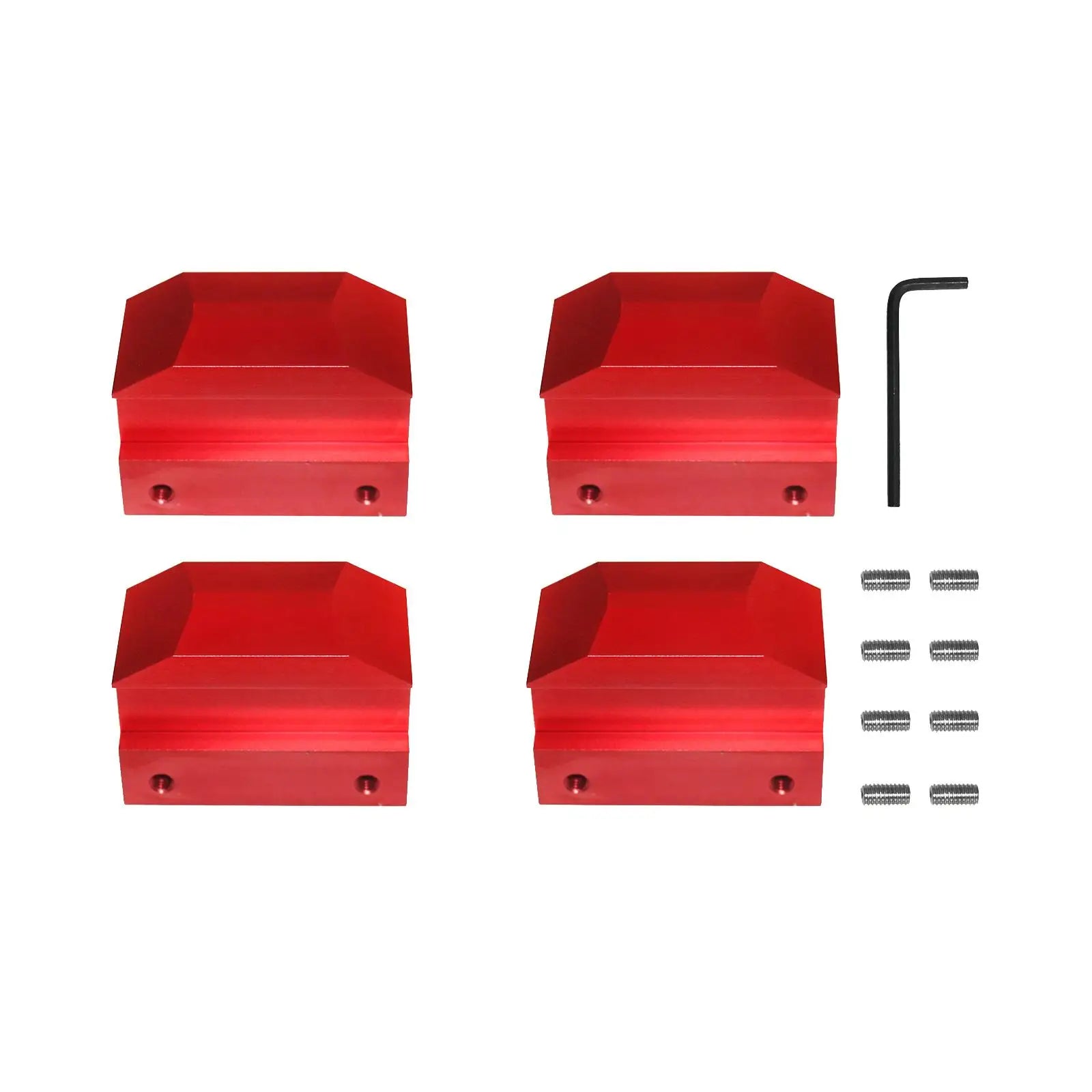 4 Pieces Jack Lift Pad Replaces High Performance Premium Durable Red Jack Pad Lifting Pads for Chevrolet Camaro The 6TH Gen