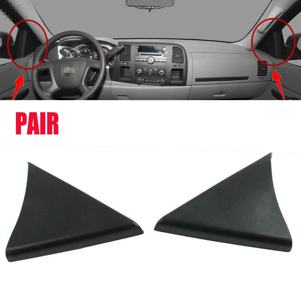 2pcs Car Side Interior Door Upper Trim Panel For SILVERADO AVALANCHE SIERRA 2007-2013 For TAHOE SUBURBAN YUKON 2007-2014