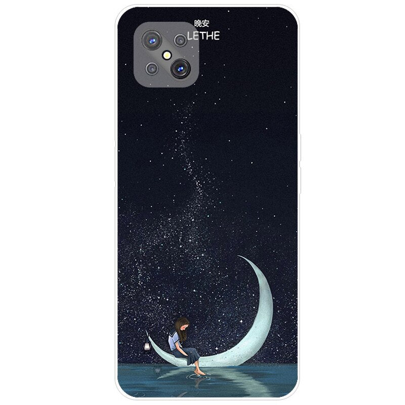 Case For Oppo Reno 4Z Soft TPU Silicon Back Cover 360 Full Protective Printing Case for OPPO Reno4 Z 5G Reno4Z Reno 4 Z 5G Coque