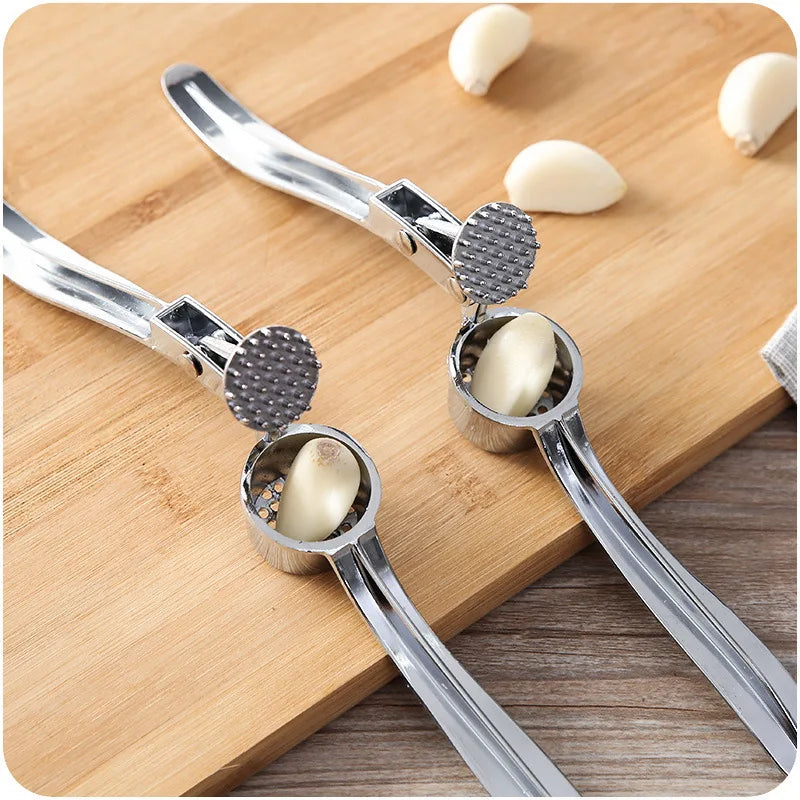 Multi-function Manual Garlic Press Crusher Kitchen Cooking Vegetables Ginger Squeezer Masher Handheld Ginger Mincer Tools