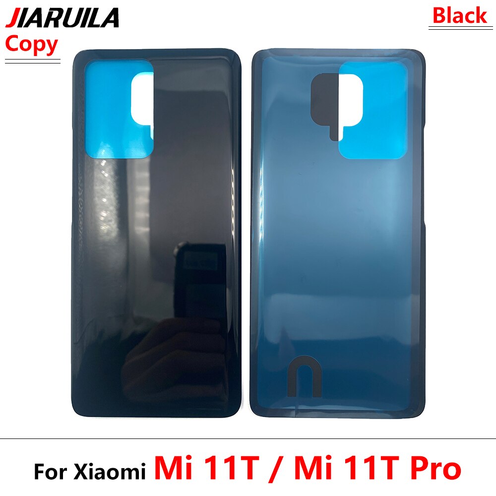 New Housing Battery Cover Repair Replace Back Door Rear Case With Adhesive For Xiaomi Mi 11T / Mi 11 / Mi 12 Pro With LOGO