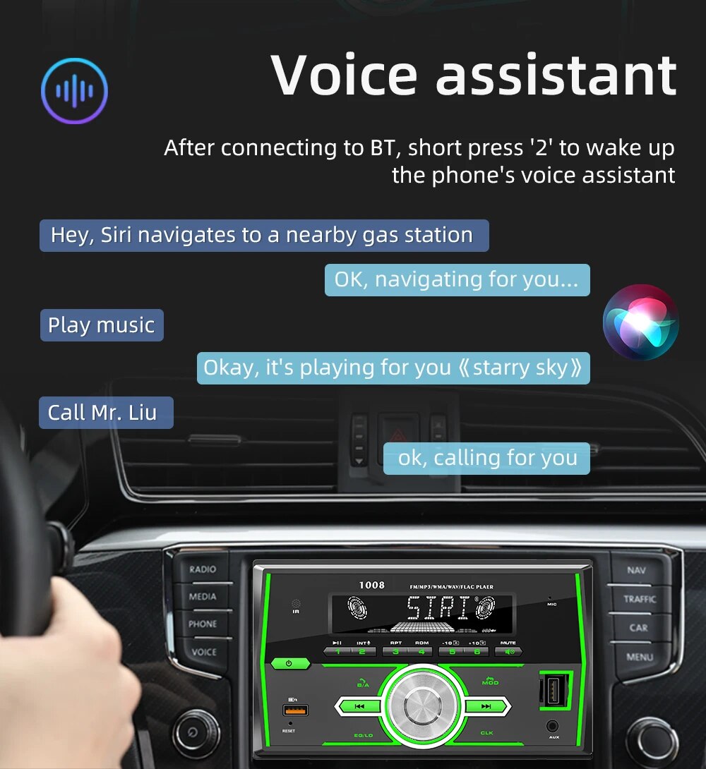 Ptopoyun 2din Radio Automotive Car Bluetooth Autoradio Som Automotivo Multimedia MP3 Player FM Audio Stereo Receiver for Vehicle