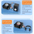 SOOMFON Bluetooth 5.0 Audio Adapter TV 2-in-1 Receiver Transmitter 3.5mm AUX RCA TF/U-Disk Jack Led Display for Home Car Stereo