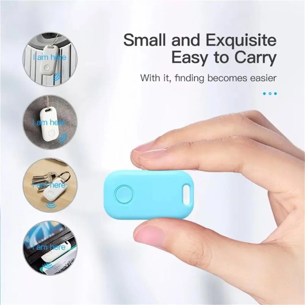 Wireless Mini Anti-Lost Smart Key Finder Locator For Purse Wallet Keychain Tracker With One Touch Find For Kids Finder Alarm Tag