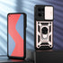 KEYSION Shockproof Case for OPPO Reno 7 4G 7Z 5G 7 Pro Push Pull Camera Protection Ring Phone Back Cover for OPPO F21 Pro 4G 5G