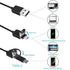 15M Fish camera underwater endoscope camera 5 mega-pixel visual fishing device mobile phone tablet 8LED illuminated fishing tool